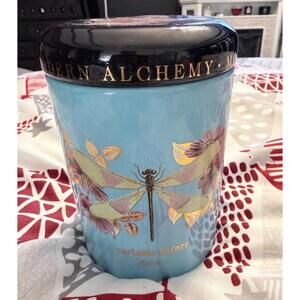 Modern Alchemy Dragonfly Candle – Blue Glass Jar